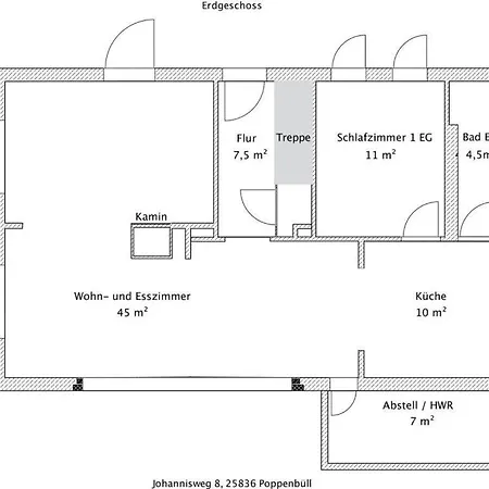 Johannisnest Comfortable Poppenbull